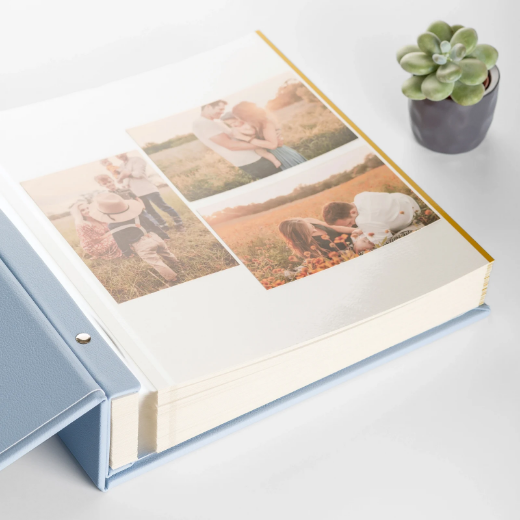 Picture of Eco Leather Baby Self Adhesive Photo Album, Photo Window