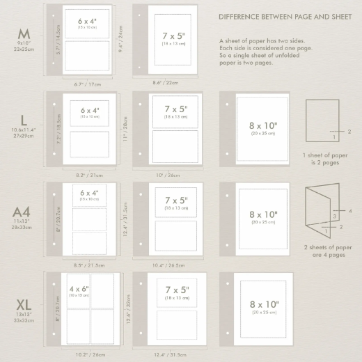 Picture of Linen Baby Self Adhesive Photo Album, Design B75