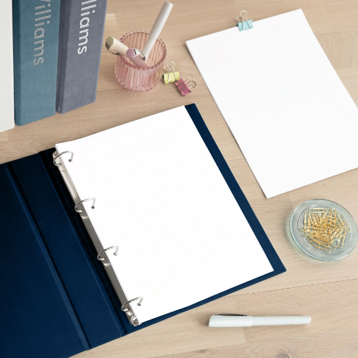 Picture of Two Velvet Ring Binders with Slipcase