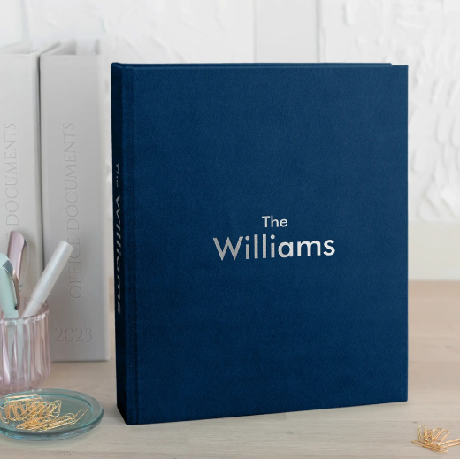 Picture of Three Velvet Ring Binders with Slipcase