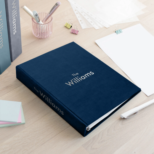 Picture of Three Velvet Ring Binders with Slipcase