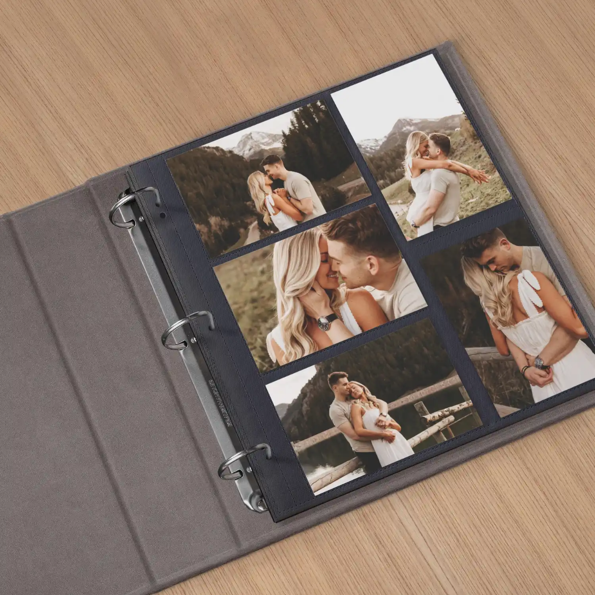 Picture of Velvet Ring Binder Photo Album for 100-1000 4x6 Photos