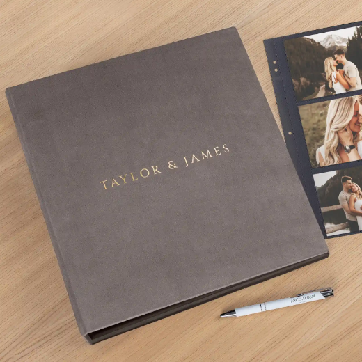 Picture of Velvet Ring Binder Photo Album for 100-1000 4x6 Photos