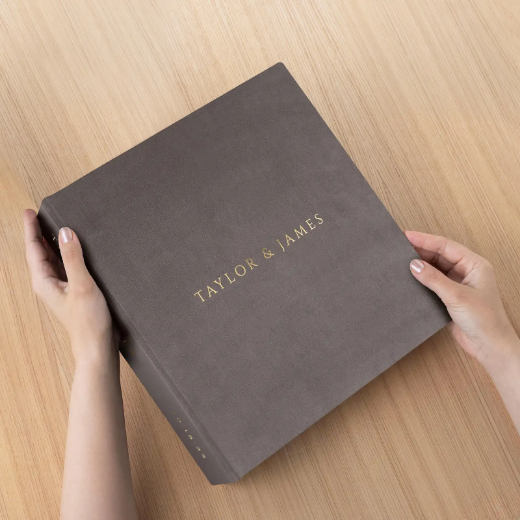 Picture of Velvet Ring Binder Photo Album for 100-1000 4x6 Photos