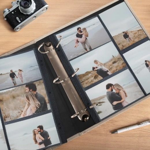 Picture of Eco Leather Ring Binder Photo Album for 100-1000 4x6 Photos