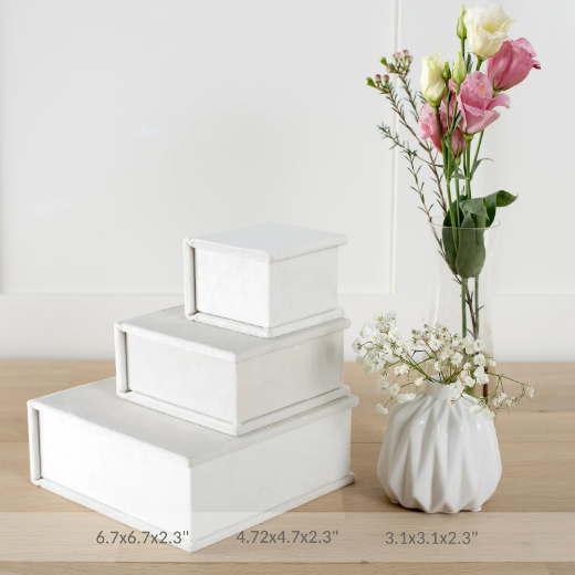 Picture of Velvet Ring Bearer Box