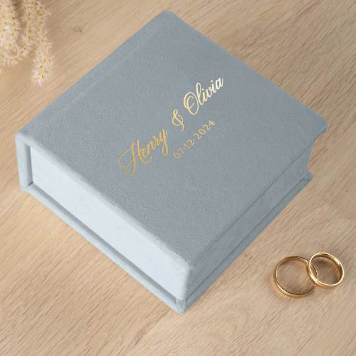 Picture of Velvet Ring Bearer Box