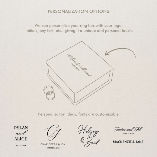 Picture of Velvet Ring Bearer Box