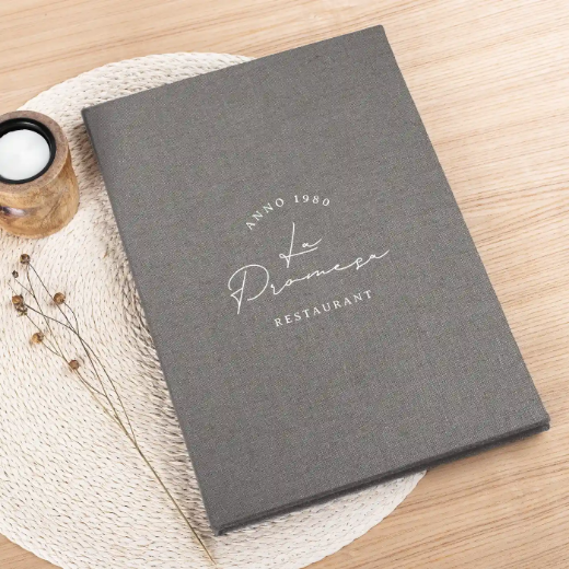 Picture of Linen Menu Book