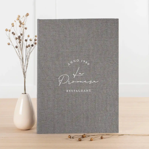 Picture of Linen Menu Book