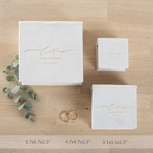 Picture of Velvet Ring Bearer Box