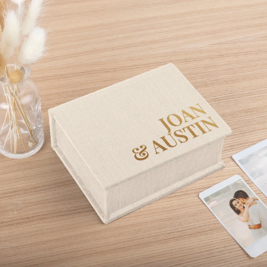 Picture of Linen Keepsake Box for Instant Photos