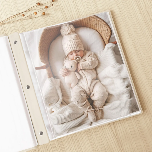 Picture of Eco Leather Baby Slip In Photo Album for 8x10 Photos UV