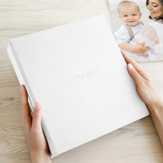 Picture of Eco Leather Baby Slip In Photo Album for 8x10 Photos