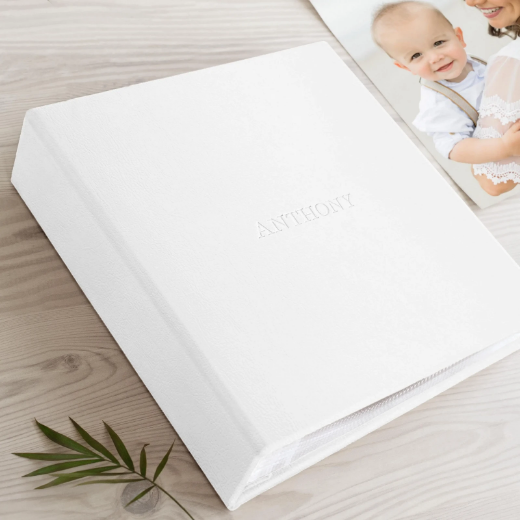 Picture of Eco Leather Baby Slip In Photo Album for 8x10 Photos