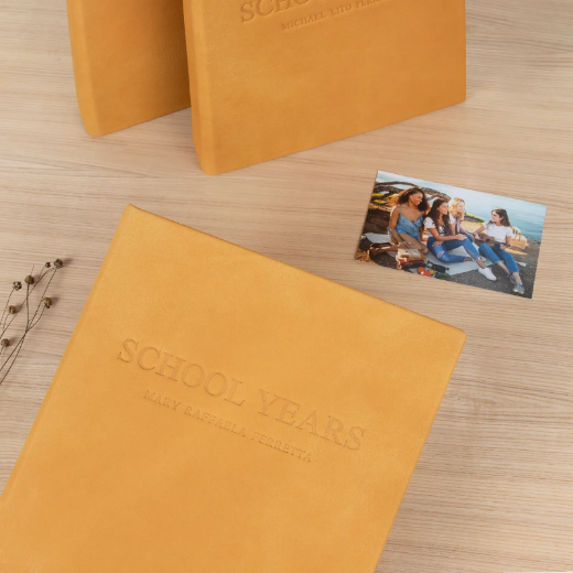 Picture of Leather Baby Slip In Photo Album for 8x10 Photos