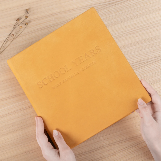 Picture of Leather Baby Slip In Photo Album for 8x10 Photos