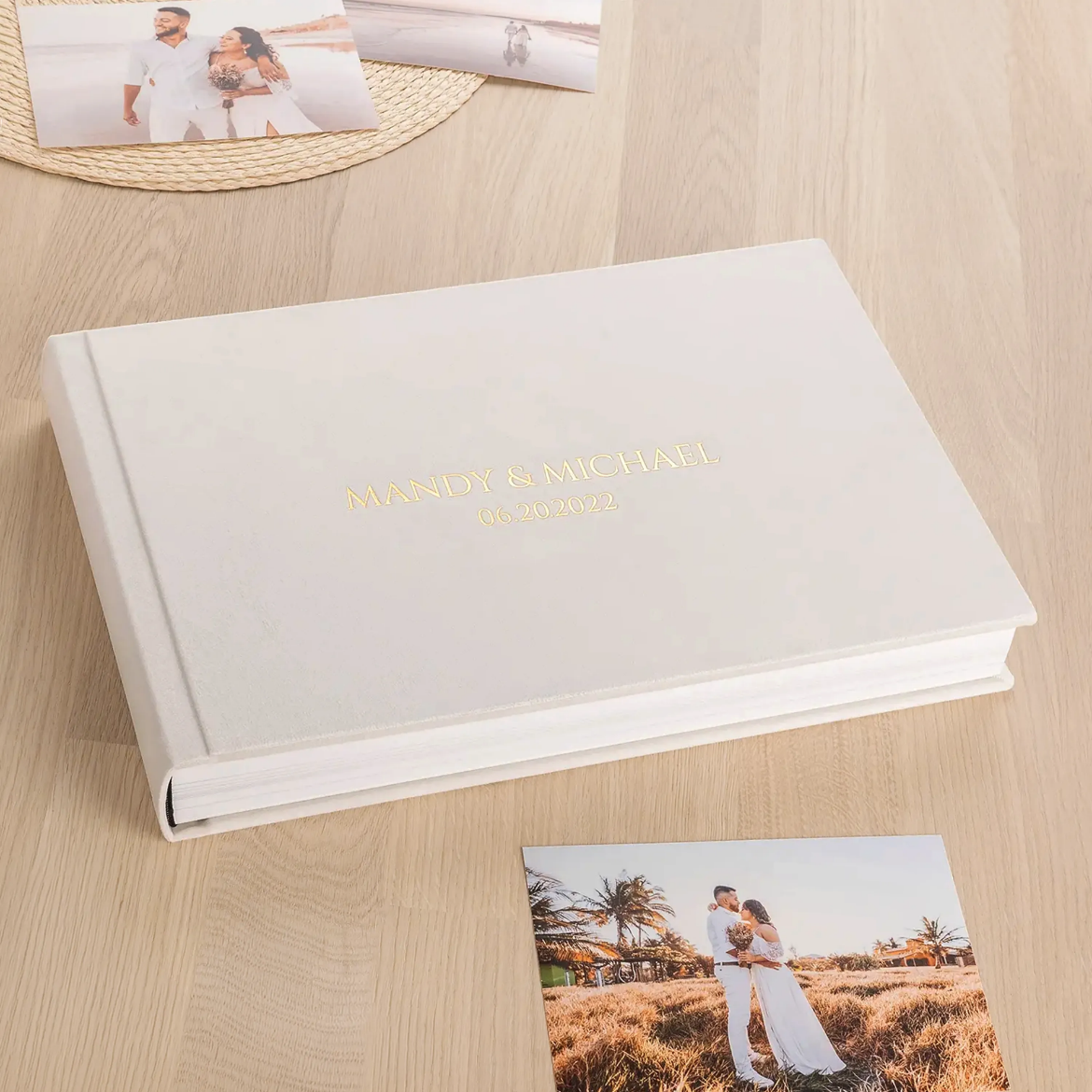 Picture of Velvet Lay Flat Photo Album