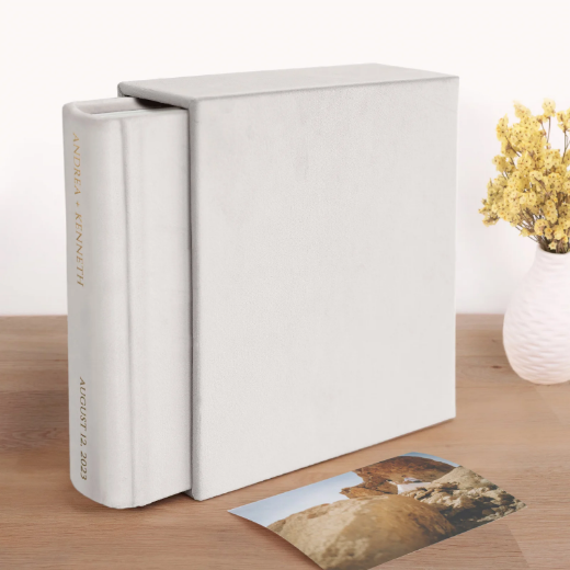 Picture of Velvet Traditional Photo Album, Photo Window