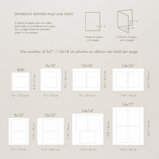 Picture of Linen Traditional Baby Photo Album, Photo Window