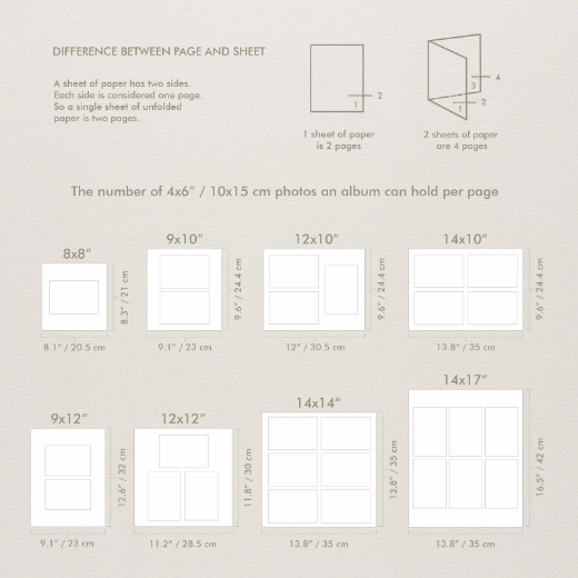 Picture of Linen Traditional Baby Photo Album, Photo Window