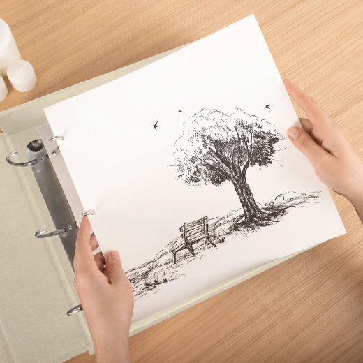 Picture of Eco Leather Ring Binder Box, UV