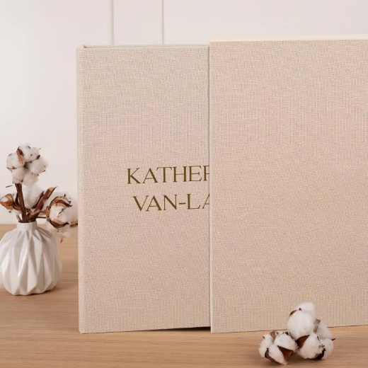 Picture of Linen Slip In Photo Album for 8x12 Photos